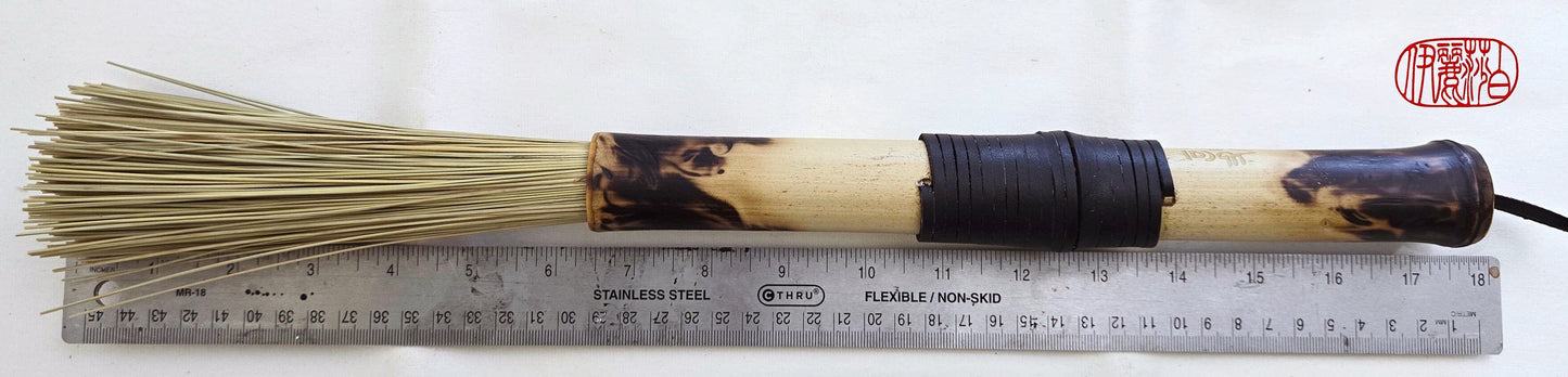 African Broom Fiber Paint Brush With Bamboo Handle Art Supplies Elizabeth Schowachert Art