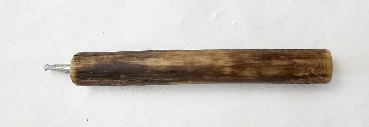 Driftwood Curved Spoon-Shaped Stylus for Clean Carving pointed stylus Elizabeth Schowachert Art