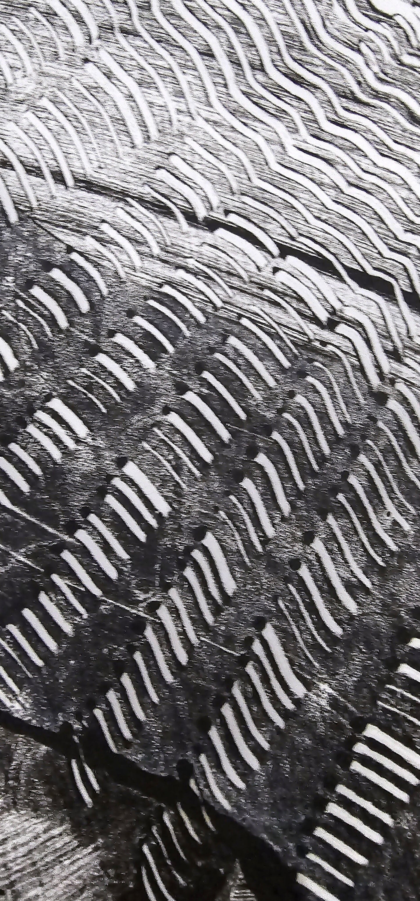 "Earth's Echo" Encaustic MonoType on Paper Artwork Elizabeth Schowachert Art