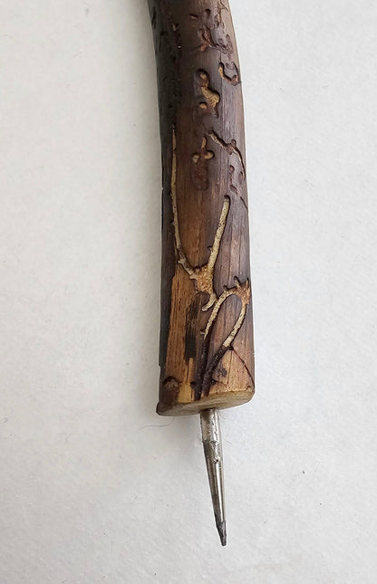 Needle Point Stylus with Driftwood Handles pointed stylus Elizabeth Schowachert Art
