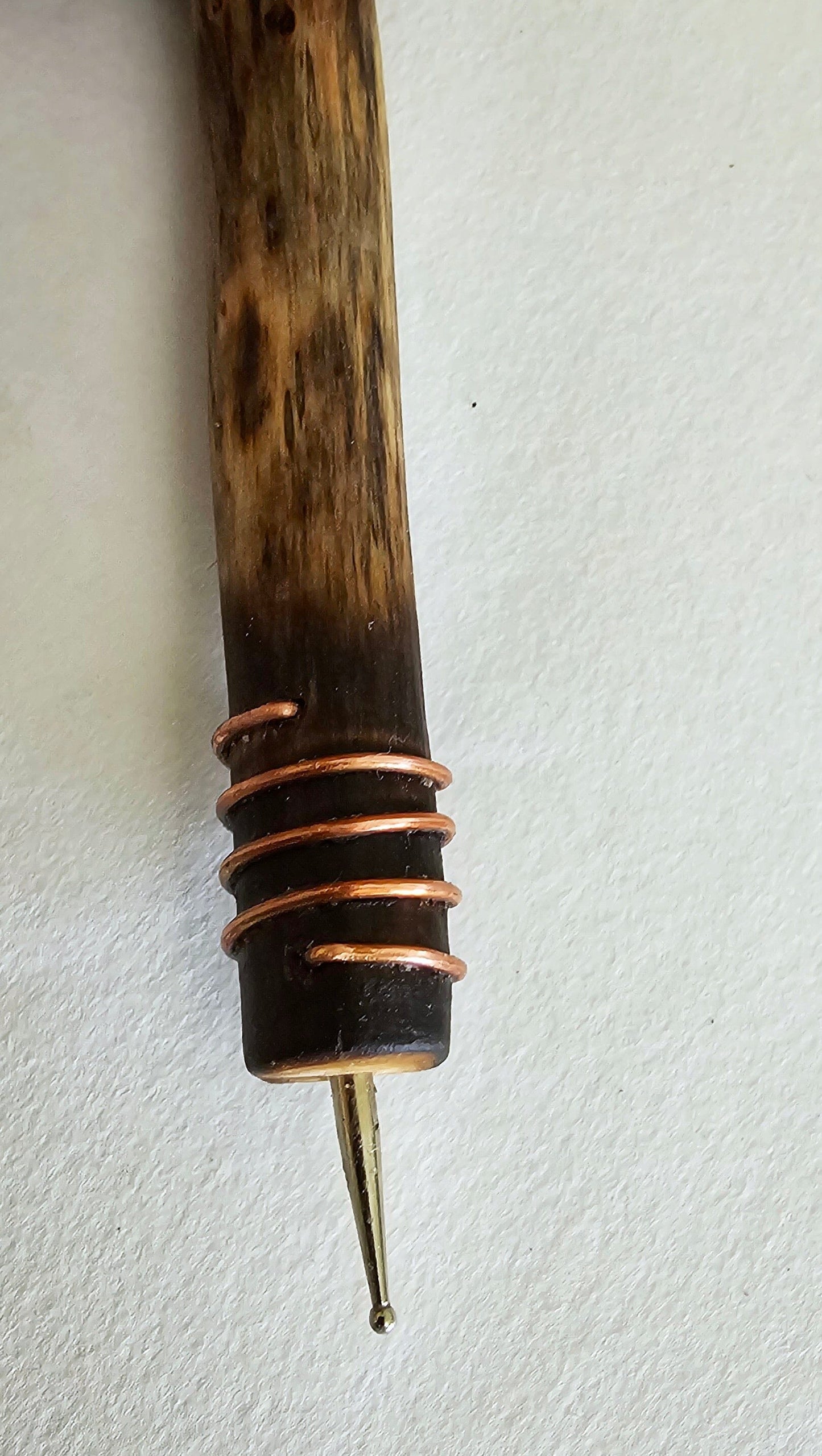 Needle Point Stylus's with Driftwood Handles pointed stylus Elizabeth Schowachert Art