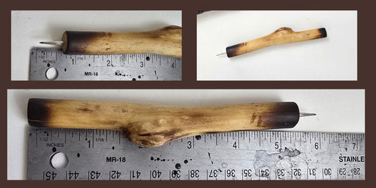 Pointed Stylus with Birch Driftwood Handle Art Supplies Elizabeth Schowachert Art