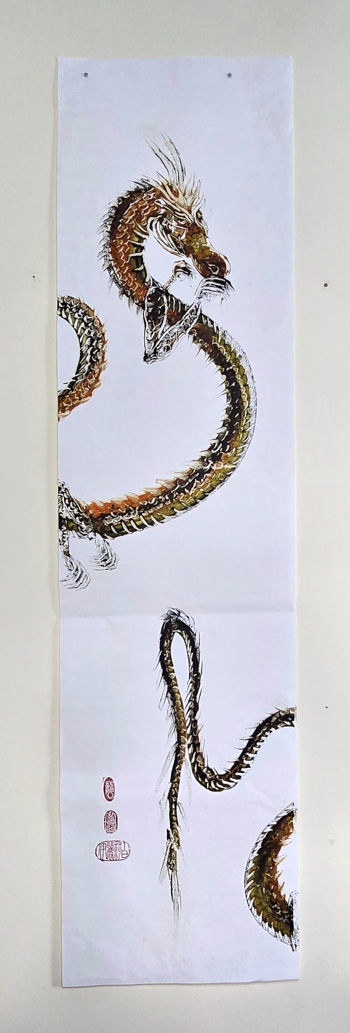 Through Air and Memory— Encaustic Monotype on Handmade Asian Paper Artwork Elizabeth Schowachert Art