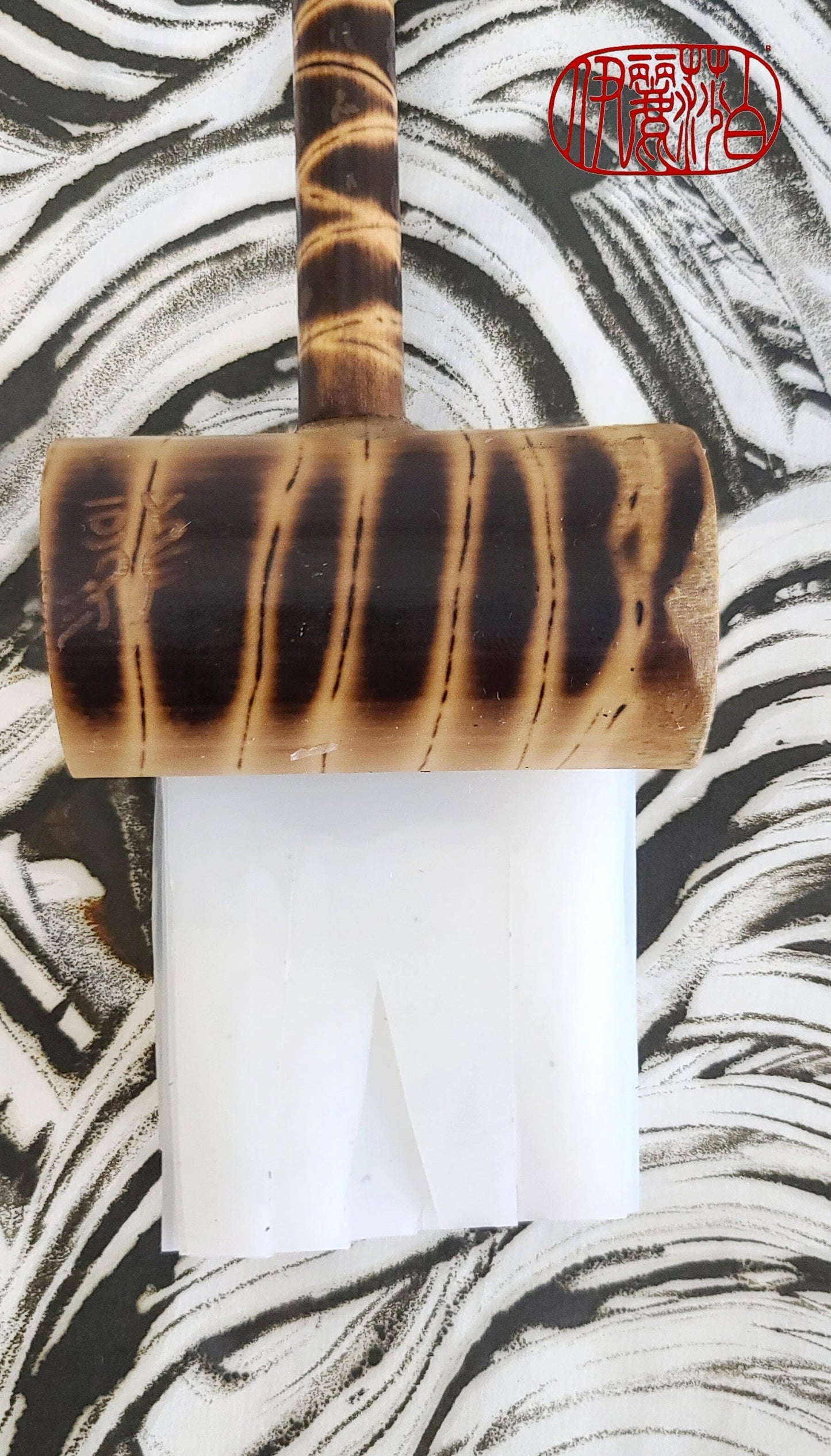 2" Wide Silicone Paint Brush With Bamboo Handle WSB 135 Encaustic Tool Elizabeth Schowachert Art