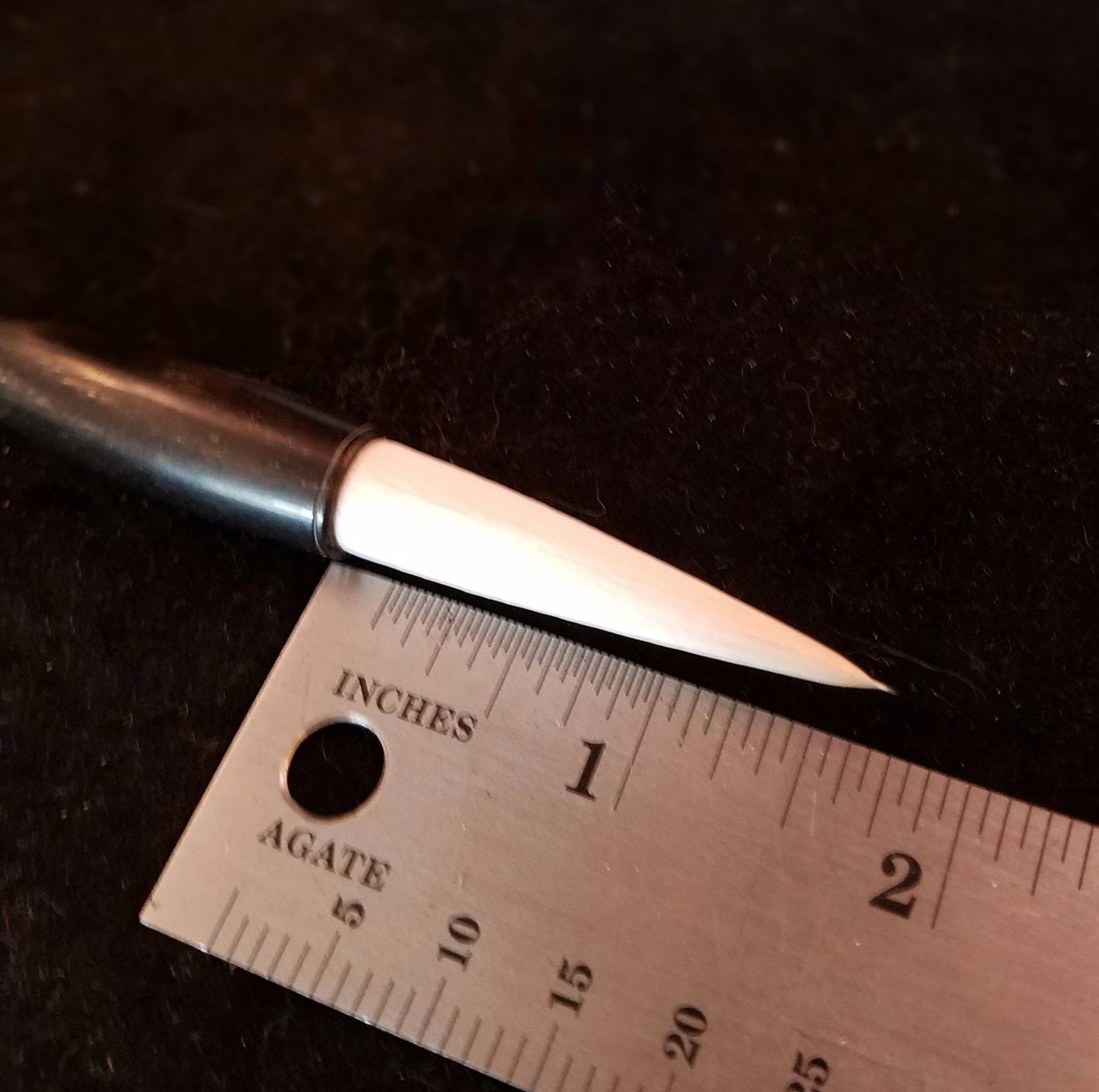 Asian Calligraphy Brush 8.5 inch Bamboo Handle 1.75 inch Goat Hair Bristles | All Natural Fibers - Elizabeth Schowachert Art