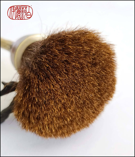Auburn Horsehair Sumi-e Paint Brush with Ceramic Ferrule Art Supplies Elizabeth Schowachert Art