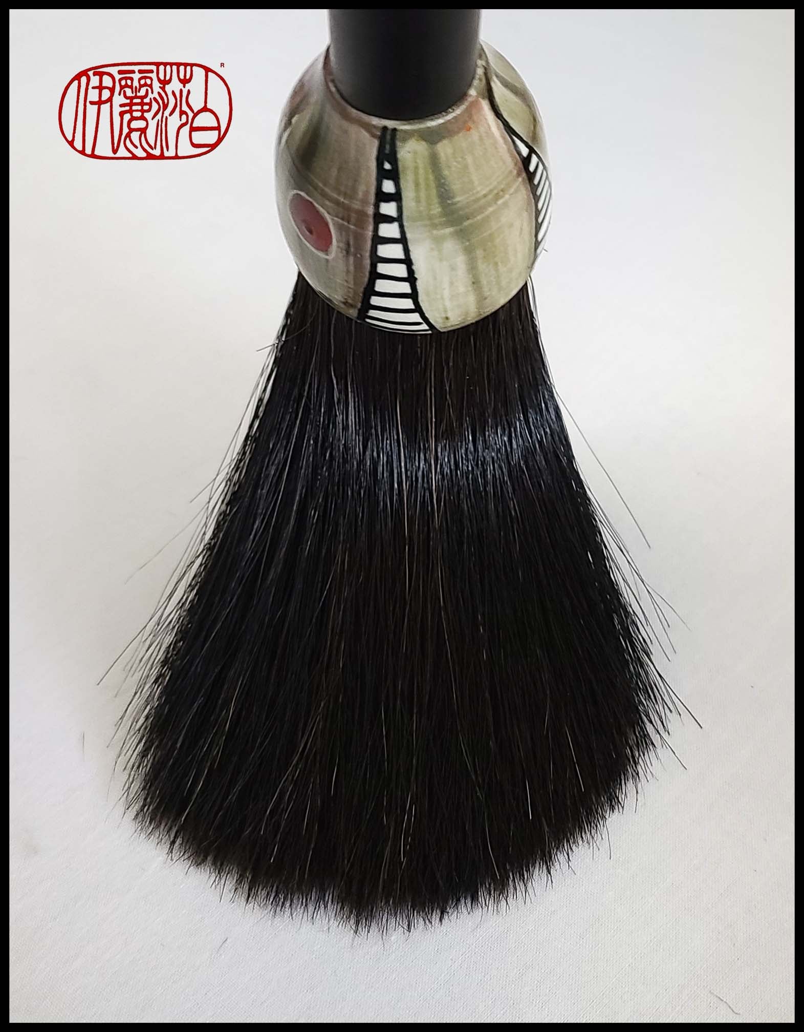 Handcrafted Premium Horsehair Brush for Sumi-e and Dynamic Artistry