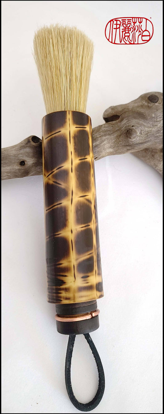 Boars Hair Paintbrush with Bamboo Handle Art & Crafting Materials Elizabeth Schowachert Art