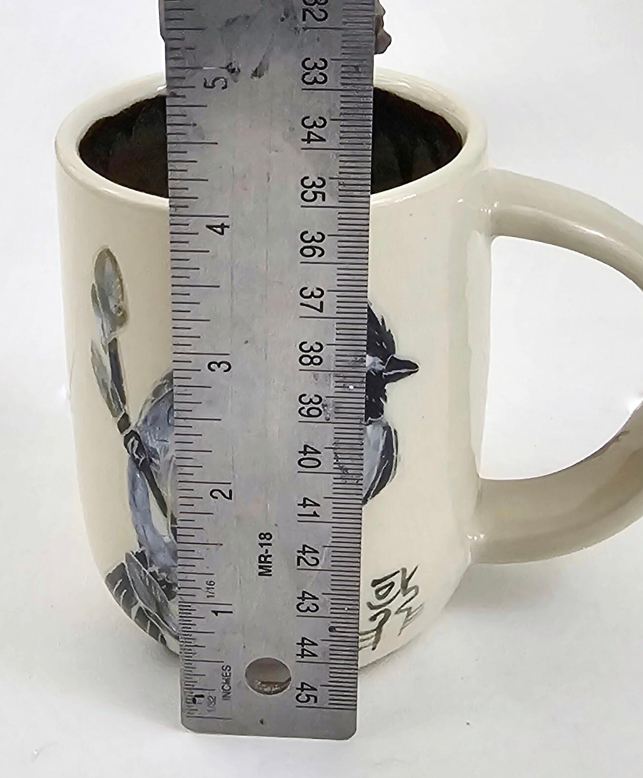 "Chickadee Stoneware Mug Elizabeth Schowachert Art