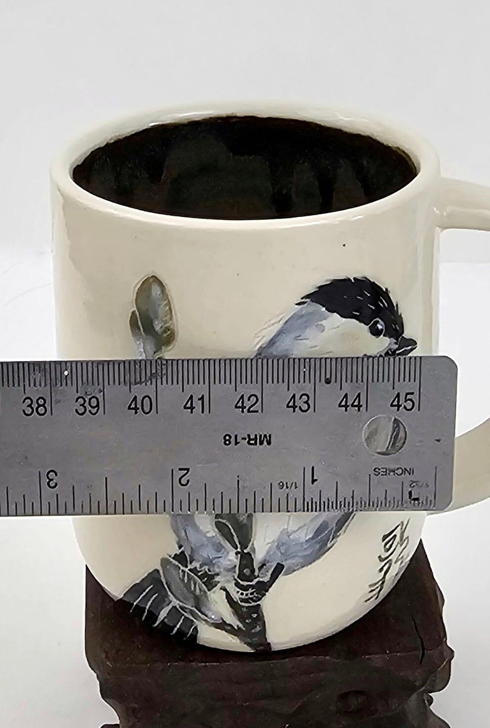 "Chickadee Stoneware Mug Elizabeth Schowachert Art