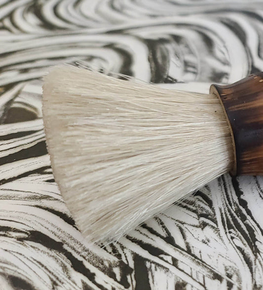 Coarse Blunt Horsehair Paintbrush With Ribbed Bamboo Handle Paintbrush Elizabeth Schowachert Art