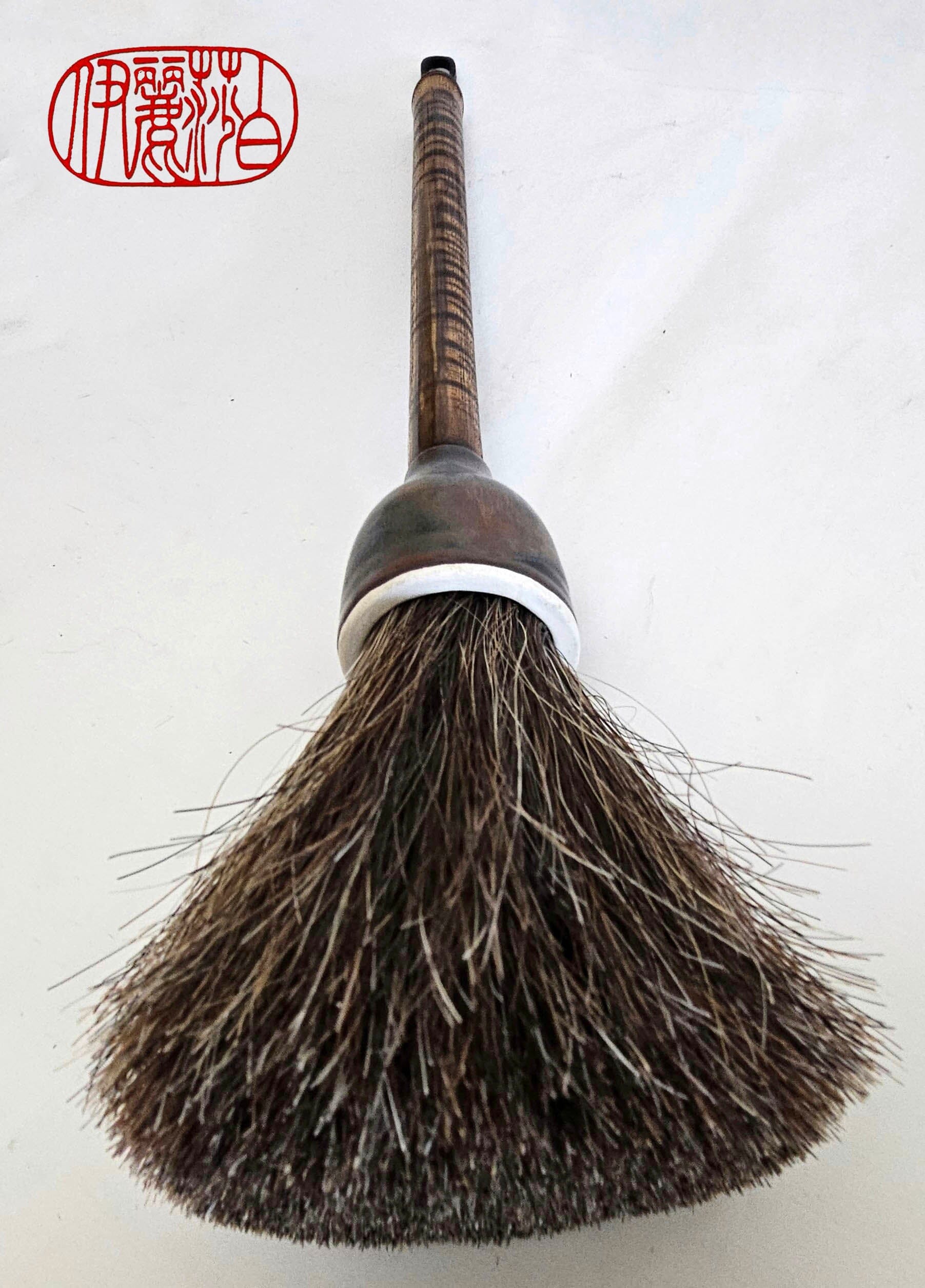Coarse Mixed Horsehair Paint Brush With Bamboo Handle