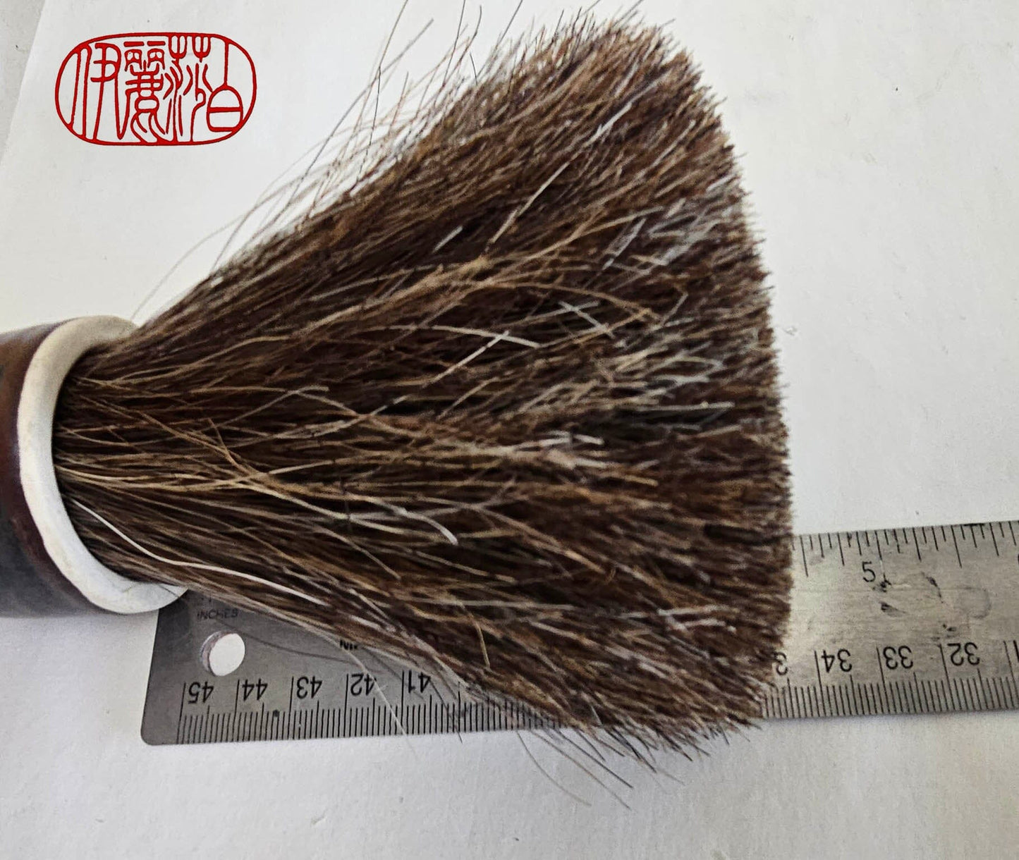 Coarse Mixed Horsehair Paint Brush With Bamboo Handle Paintbrush Elizabeth Schowachert Art
