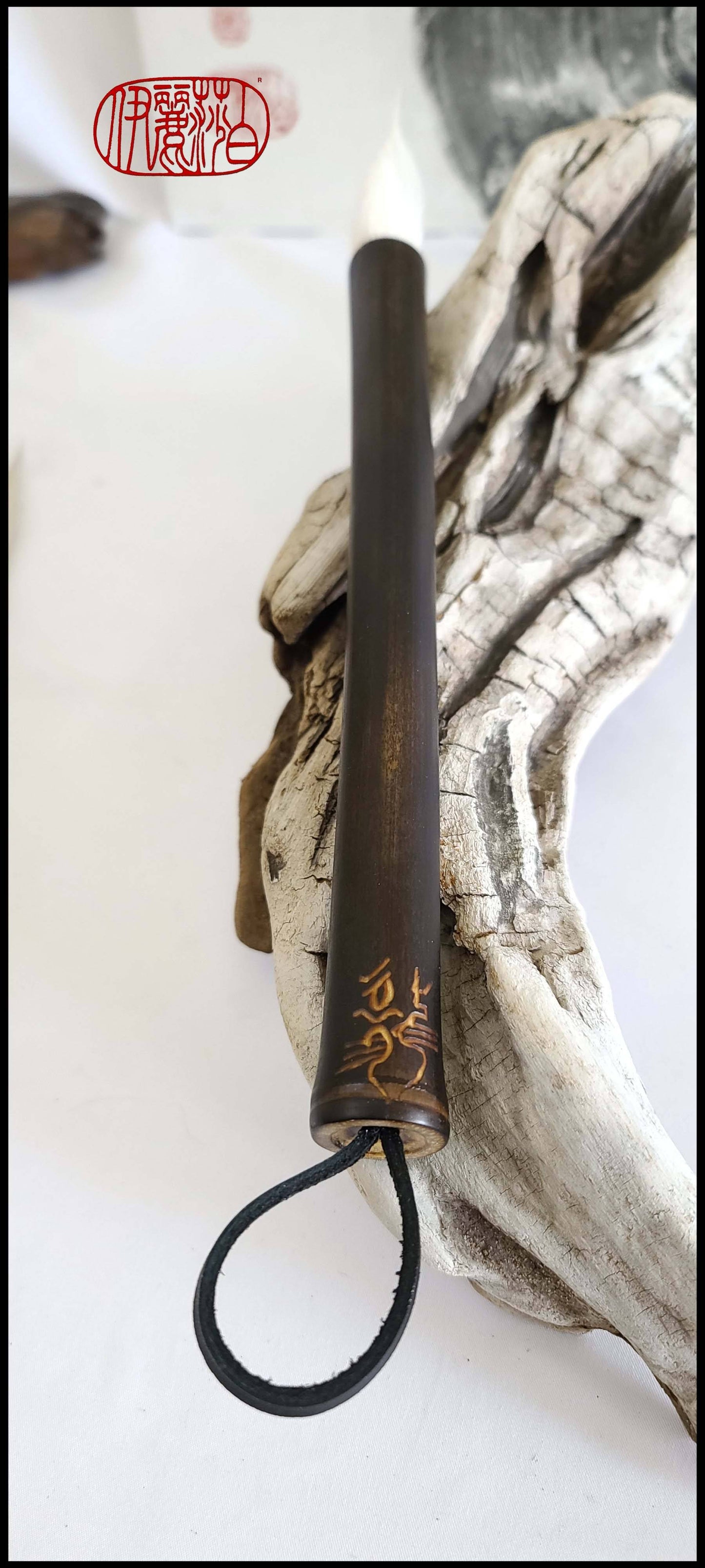 Deer Tail Sumi-e Paint Brush with Beautiful Natural Tipped Ends DT#1 Art Supplies Elizabeth Schowachert Art