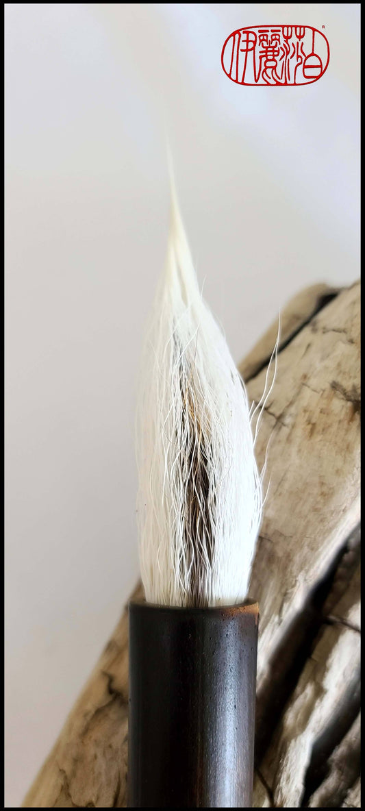 Deer Tail Sumi-e Paint Brush with Beautiful Natural Tipped Ends DT#1 Art Supplies Elizabeth Schowachert Art
