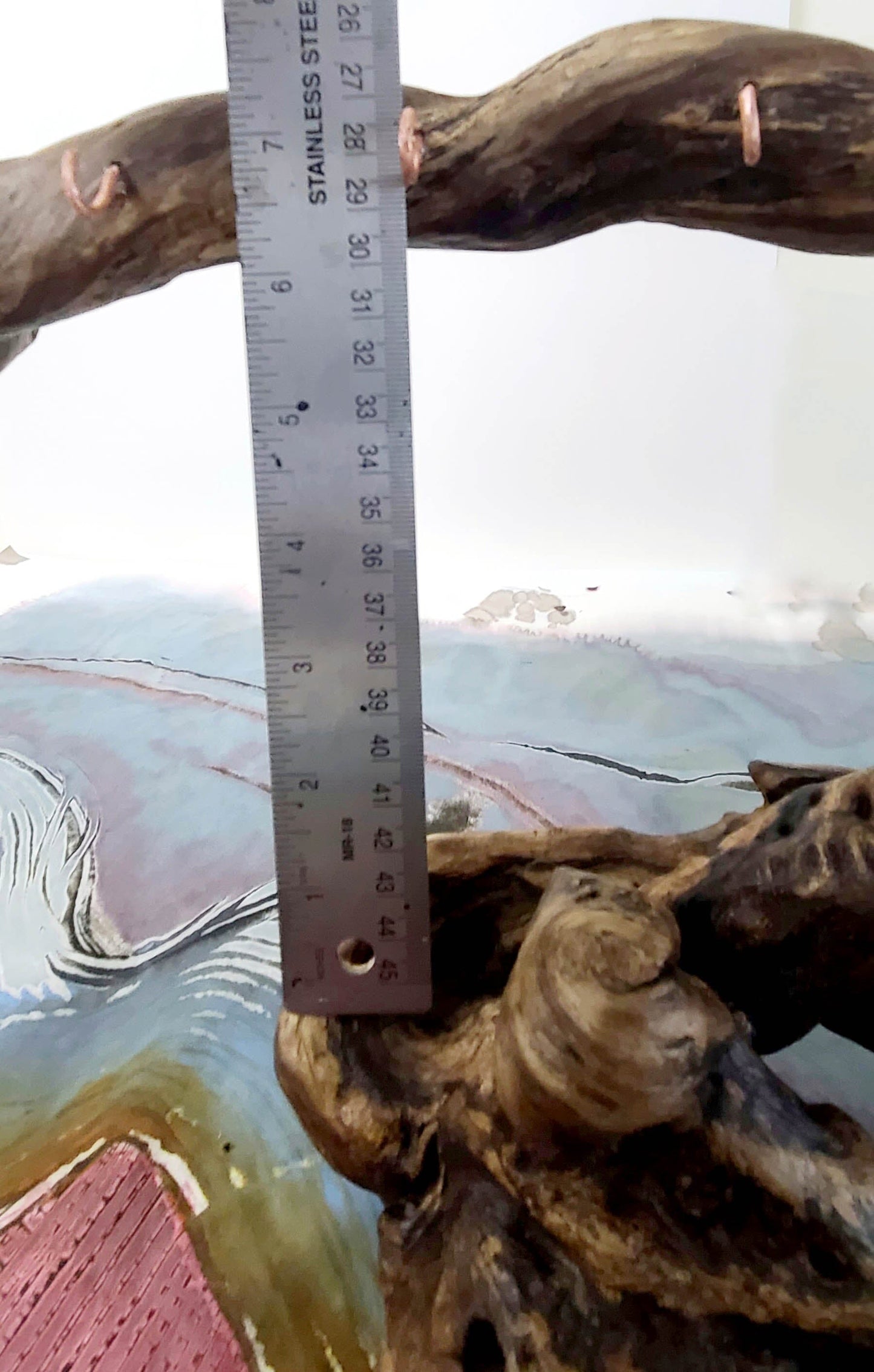 Driftwood Brush & Tool Holder Paintbrushes Elizabeth Schowachert Art