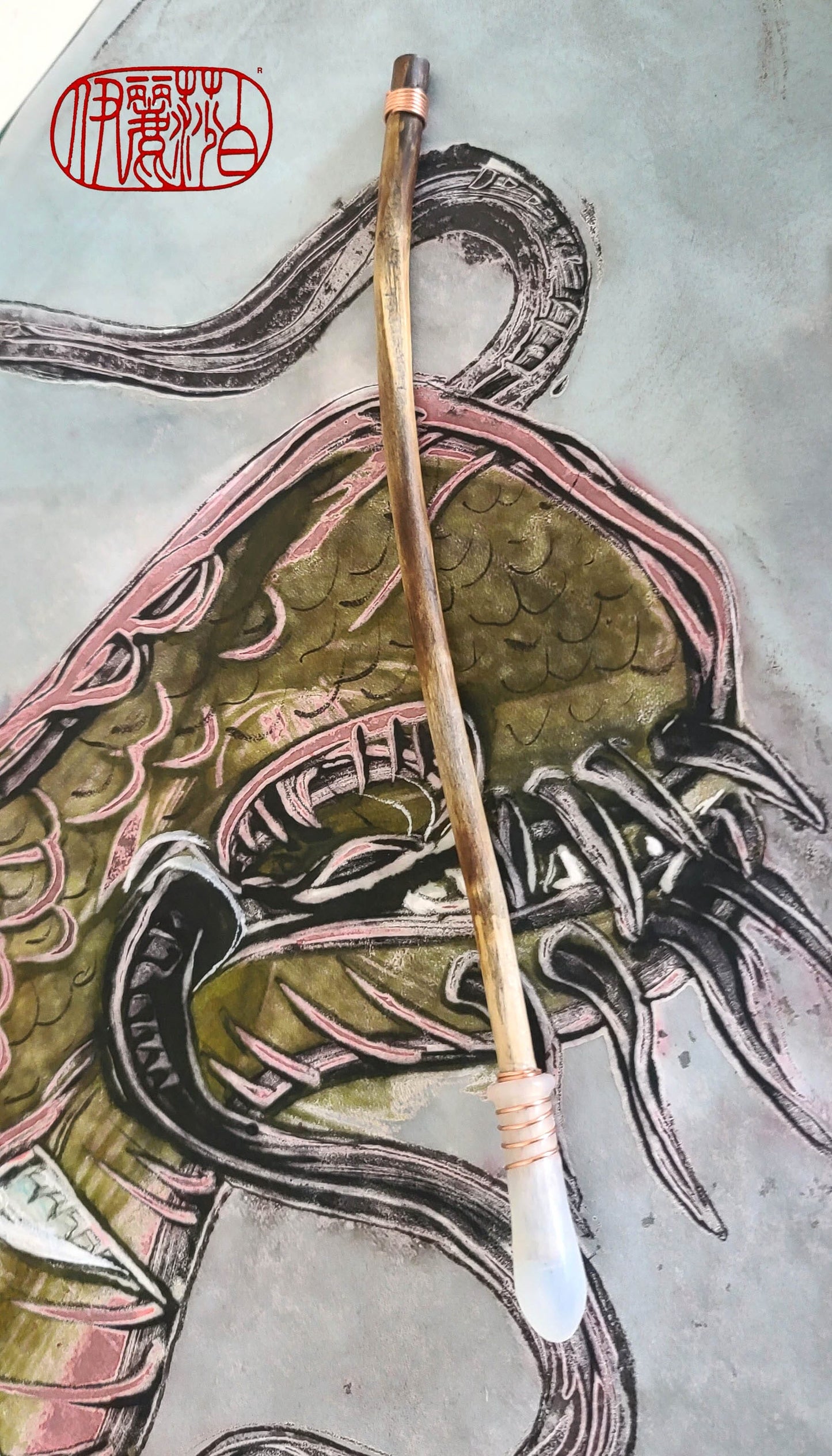 Encaustic Monotype Drawing Pens With Driftwood Handle Art Supplies Elizabeth Schowachert Art