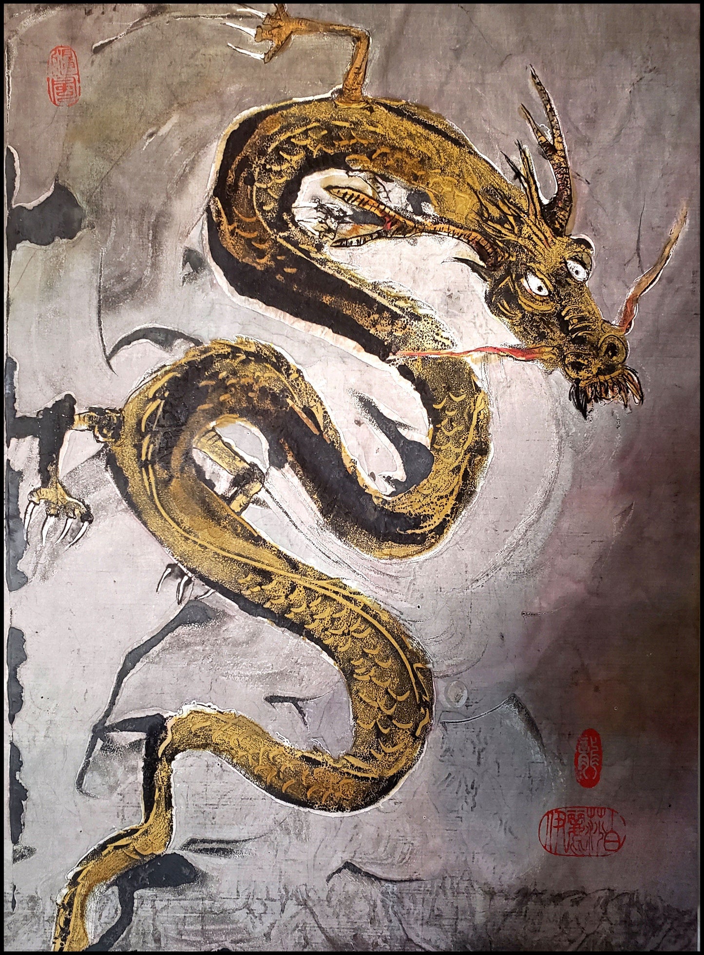Encaustic Monotype TItled "Wind Rider" By Elizabeth Schowachert - Elizabeth Schowachert Art