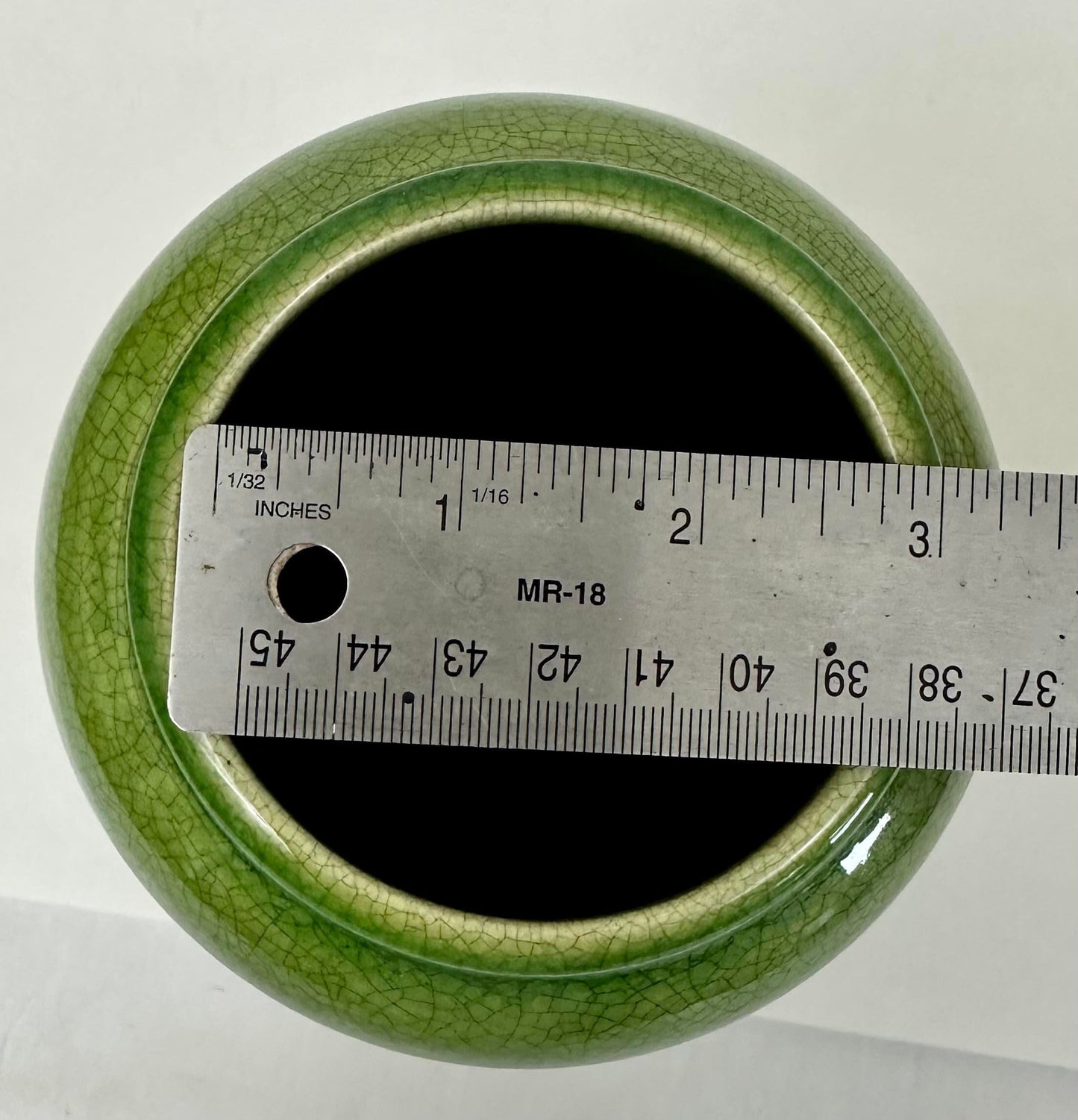 Green Crackle Stoneware Vase Ceramic & Pottery Elizabeth Schowachert Art