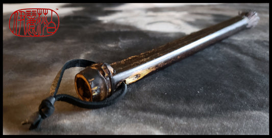 Handmade Dark Auburn Horse Hair Paint Brush - Elizabeth Schowachert Art