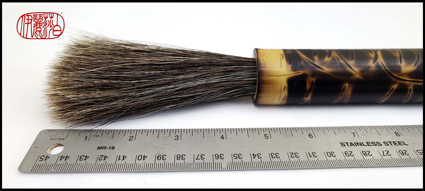Mixed Horsehair Paint Brush with Bamboo Handle Art Supplies Elizabeth Schowachert Art