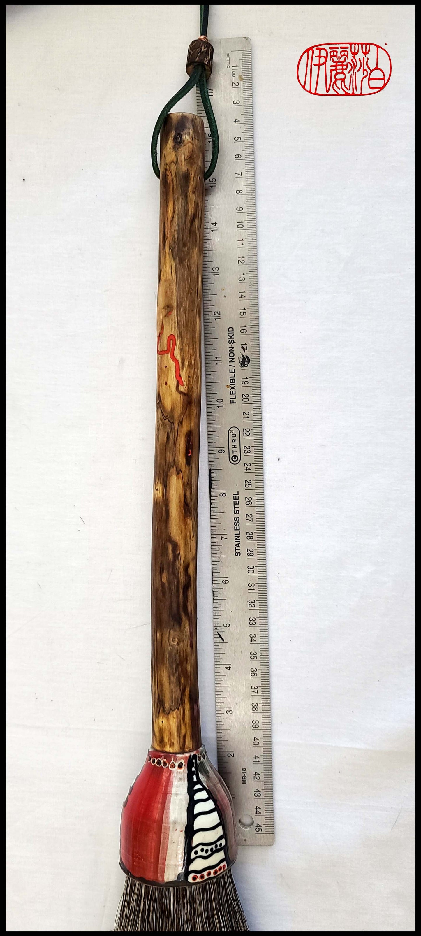 Mixed Horsehair Sumi-e Paint Brush with Ceramic Ferrule #117 Art Supplies Elizabeth Schowachert Art