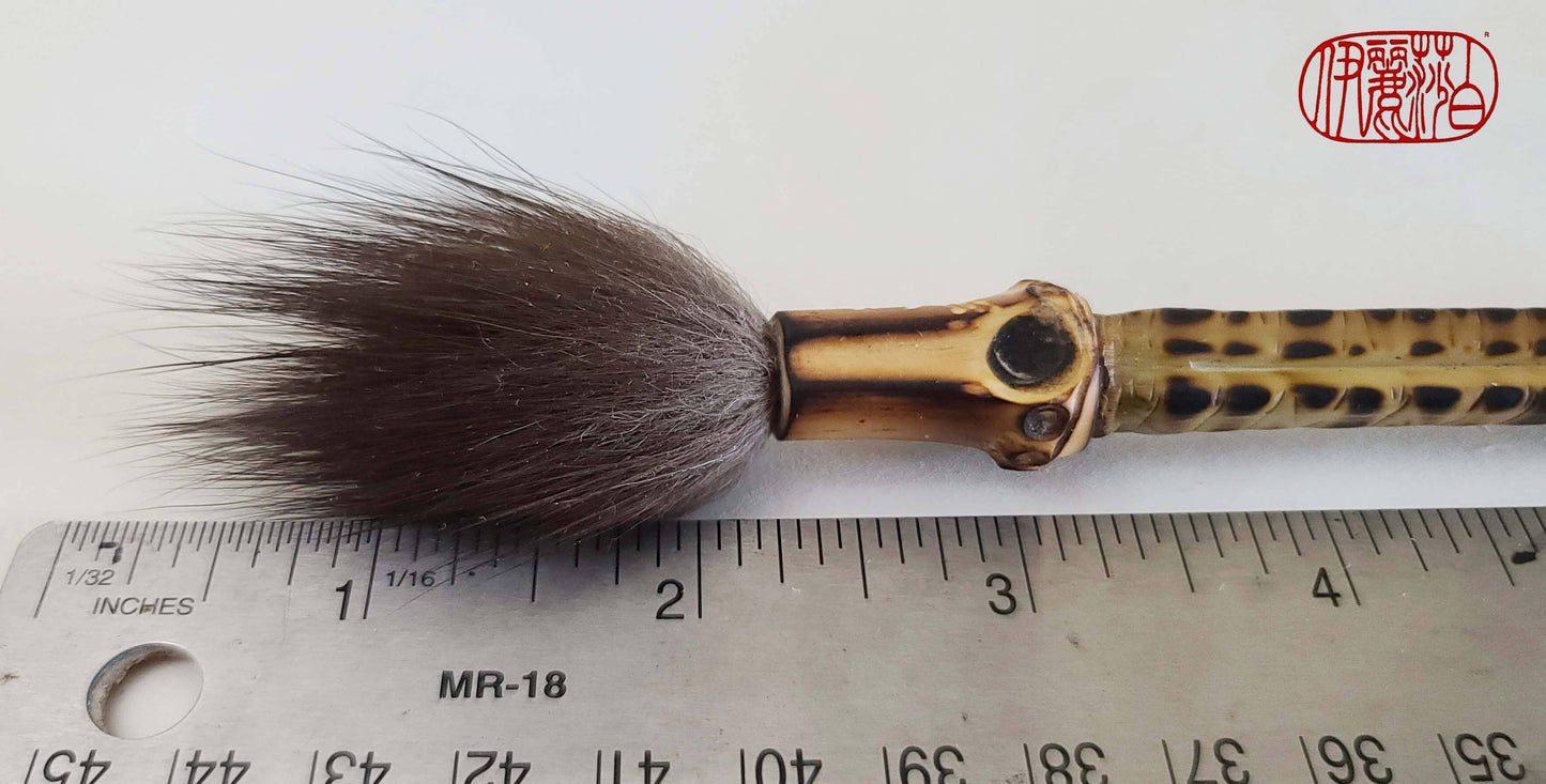 Natural Sable Paintbrush With 2.25" Long Pointed Bristle Sable Paintbrush Elizabeth Schowachert Art