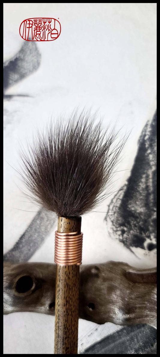 Natural Sable Paintbrush With Pointed Tip #10 Elizabeth Schowachert Art