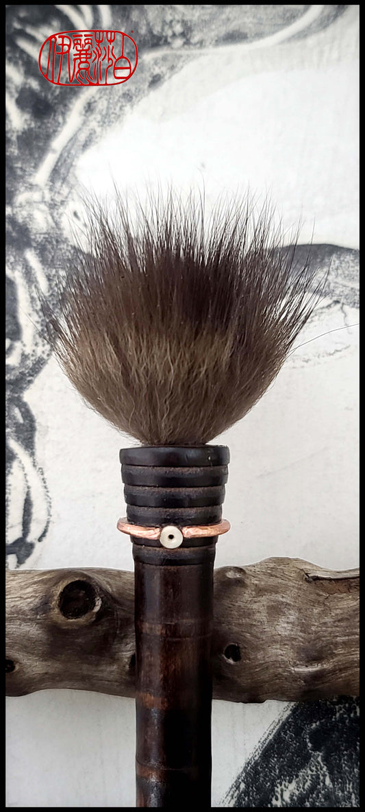 Natural Sable Paintbrush With Pointed Tip #8 Elizabeth Schowachert Art