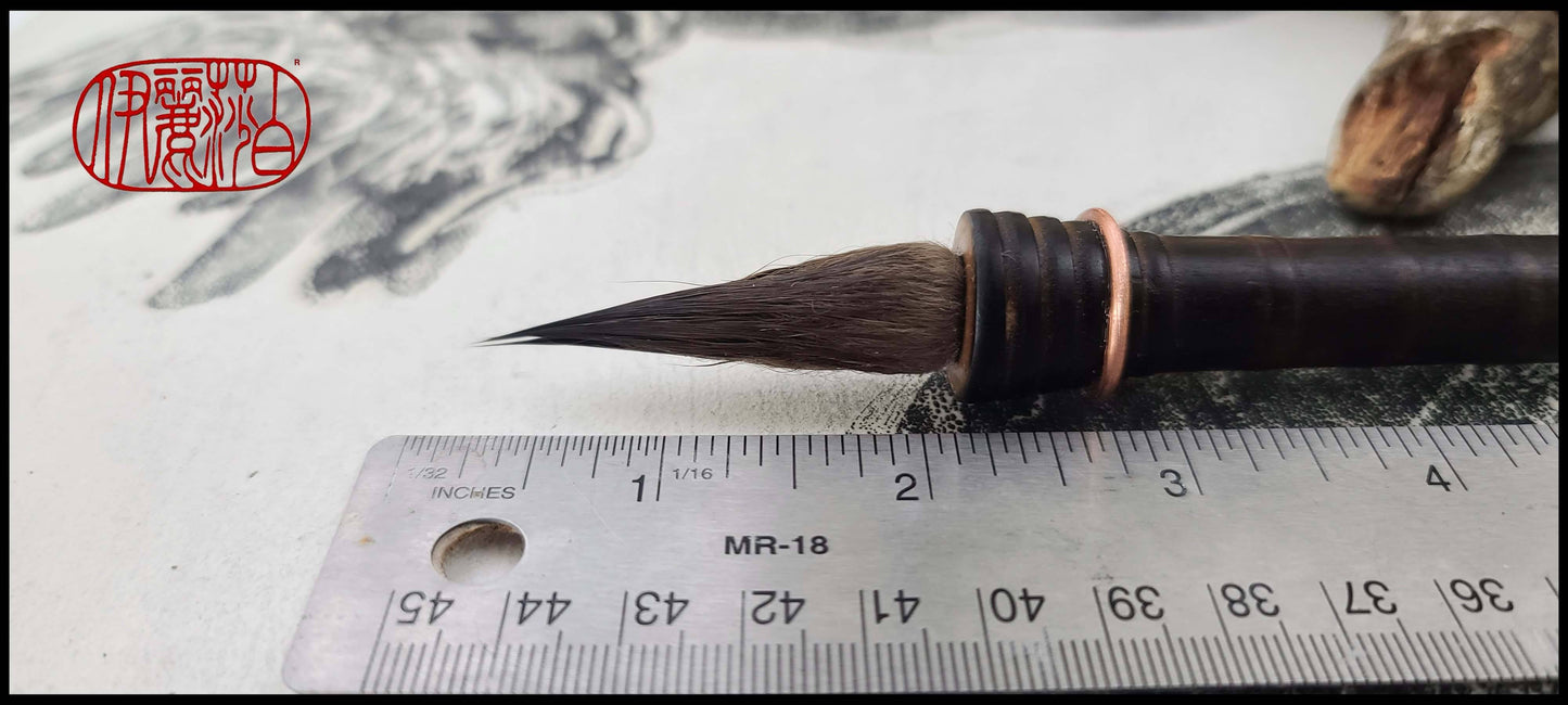 Natural Sable Paintbrush With Pointed Tip #8 Elizabeth Schowachert Art