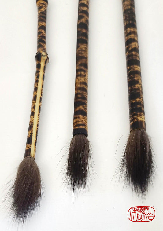 Natural Sable Paintbrushes With Bamboo Handles Sable Paintbrush Elizabeth Schowachert Art
