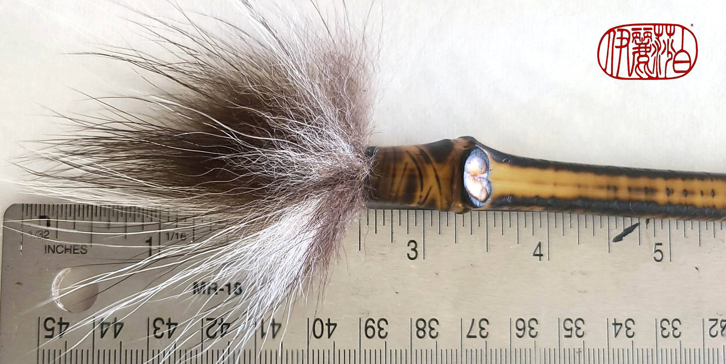 Natural Skunk Paintbrush With Bamboo Handle Art & Crafting Tools Elizabeth Schowachert Art