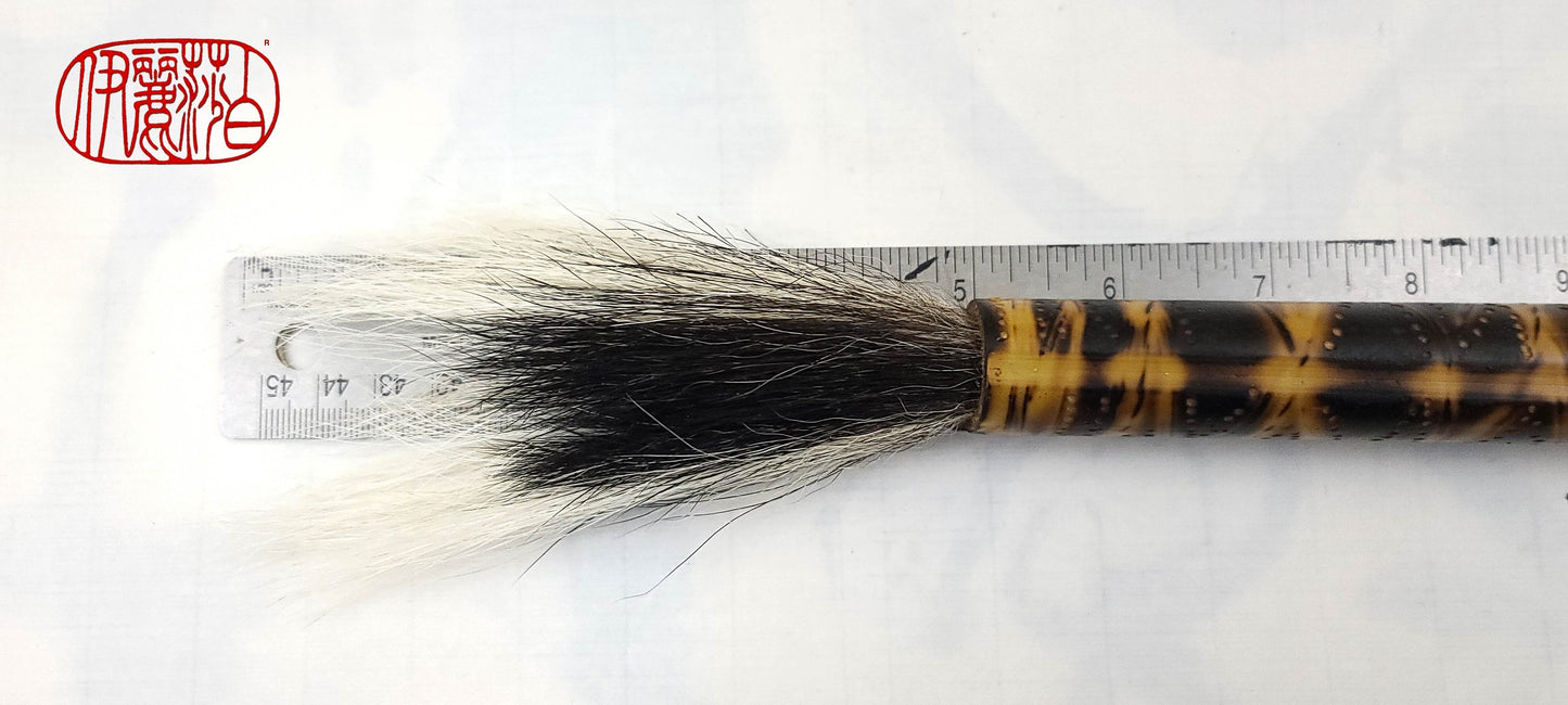 Natural Skunk Paintbrush With Bamboo Handle SB301 Paintbrush Elizabeth Schowachert Art