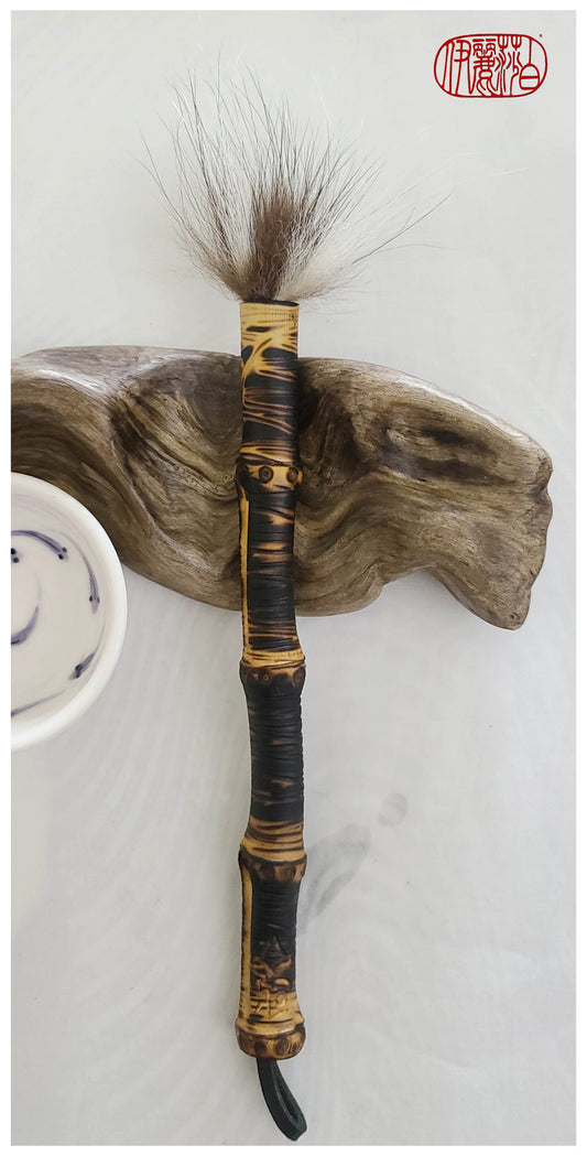 Natural Skunk Paintbrush With Bamboo Root Handle Art & Crafting Tools Elizabeth Schowachert Art