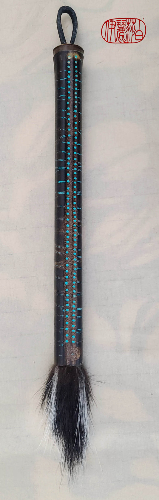 Natural Skunk Paintbrush With Black Bamboo Handle SB312 Paintbrush Elizabeth Schowachert Art