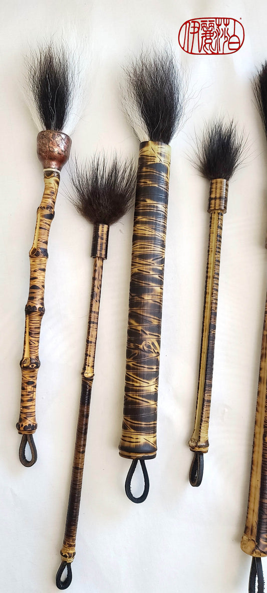 Natural Skunk Paintbrushes With Bamboo Handles Art & Crafting Tools Elizabeth Schowachert Art