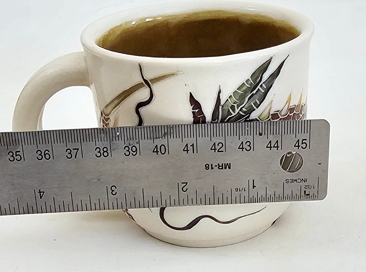 Red Dragon Porcelain Mug: Craftsmanship by Kim and Elizabeth Coffee Mug Elizabeth Schowachert Art