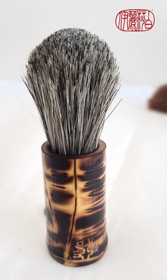 Round Dome Grey Horse Hair Paintbrush Paintbrush Elizabeth Schowachert Art