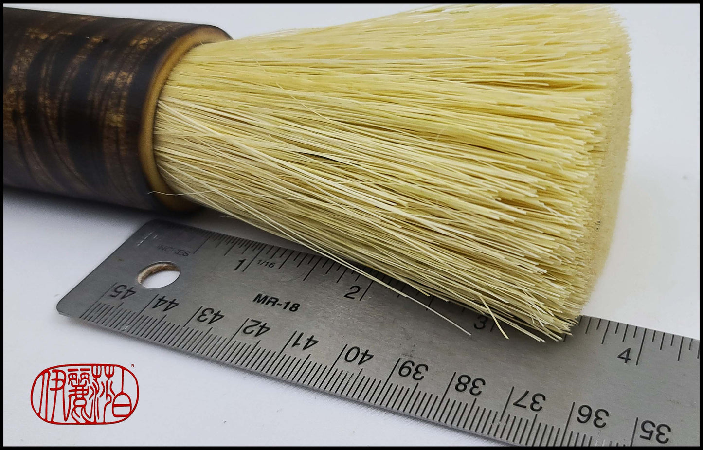 Tampico Fiber 3.5" Bristle Paintbrush with Bamboo Handle Art Supplies Elizabeth Schowachert Art