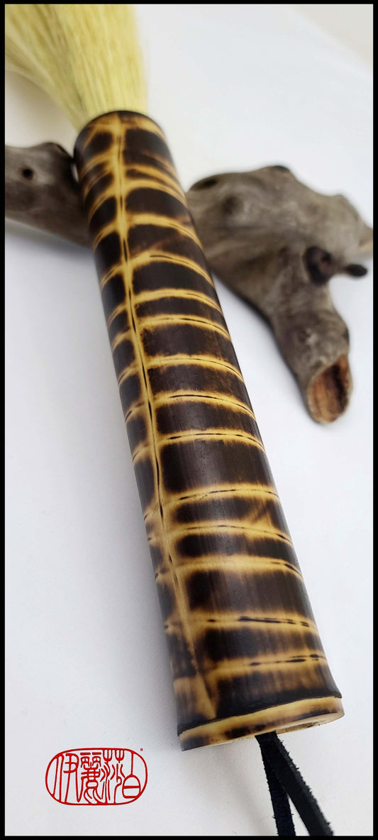 Tampico Fiber 7.5" Bristle Paintbrush with Bamboo Handle Art Supplies Elizabeth Schowachert Art