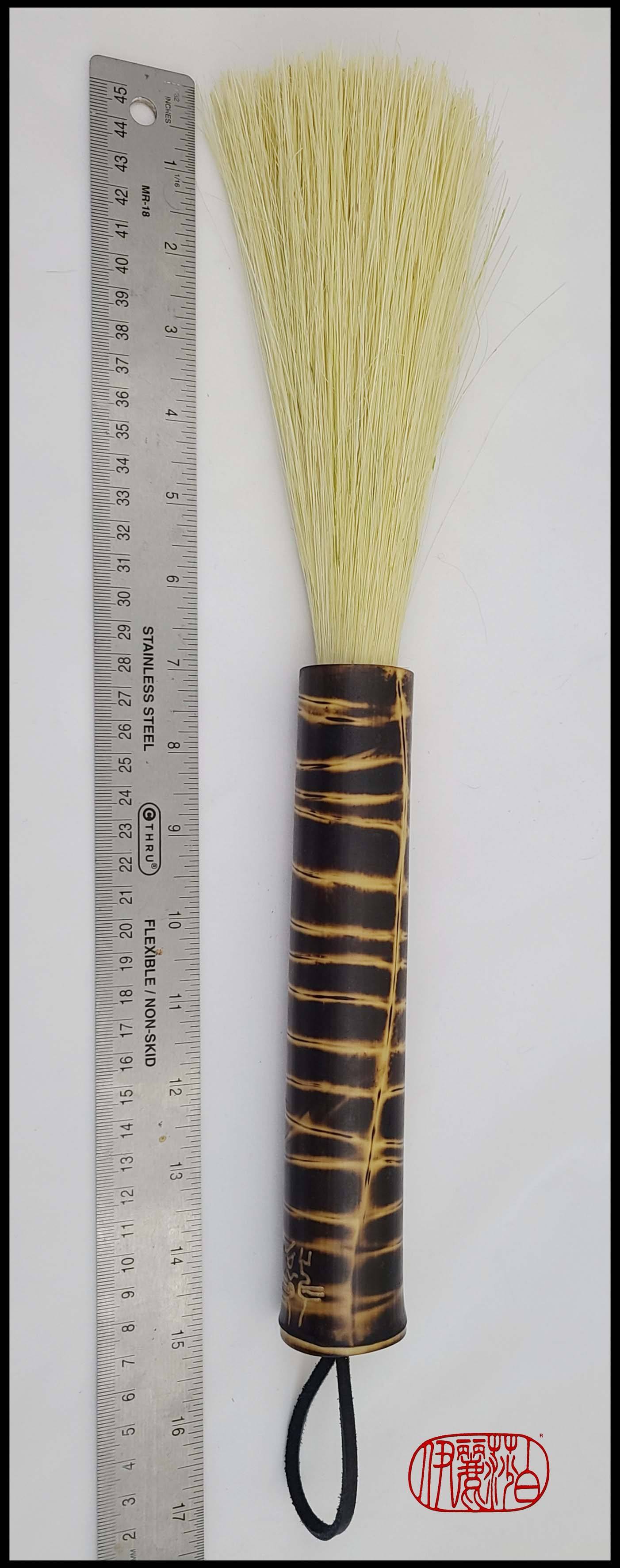 Tampico Fiber 7.5" Bristle Paintbrush with Bamboo Handle Art Supplies Elizabeth Schowachert Art