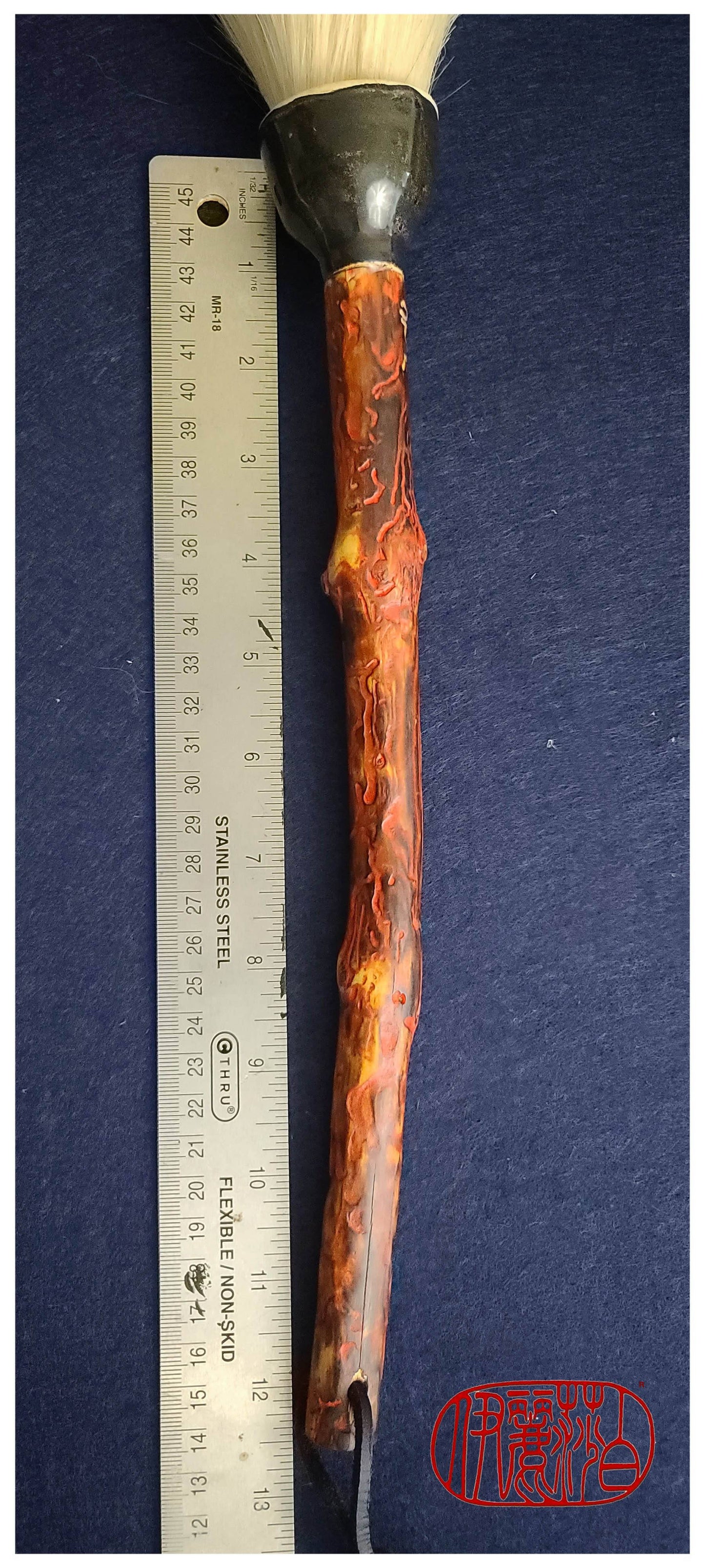 White Goat Hair Sumi-e Paint Brush #2 Art Supplies Elizabeth Schowachert Art