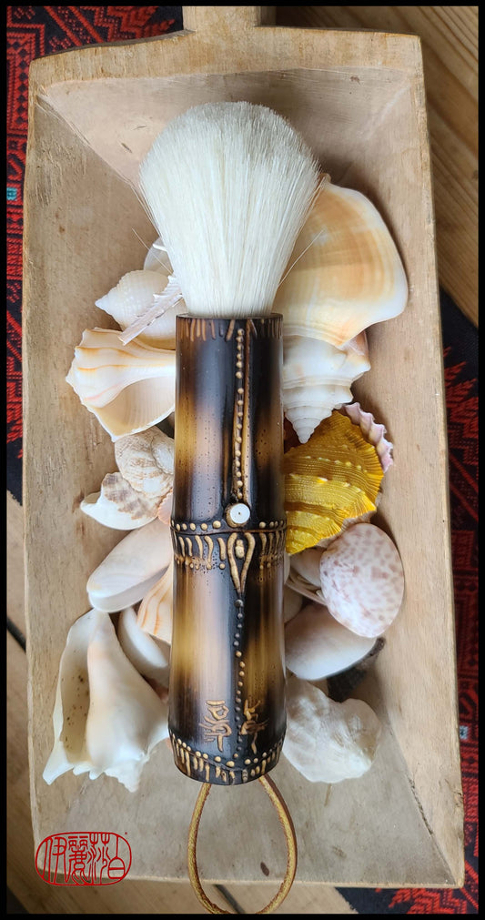 White Goat Hair Sumi-e Paint Brush Art Supplies Elizabeth Schowachert Art