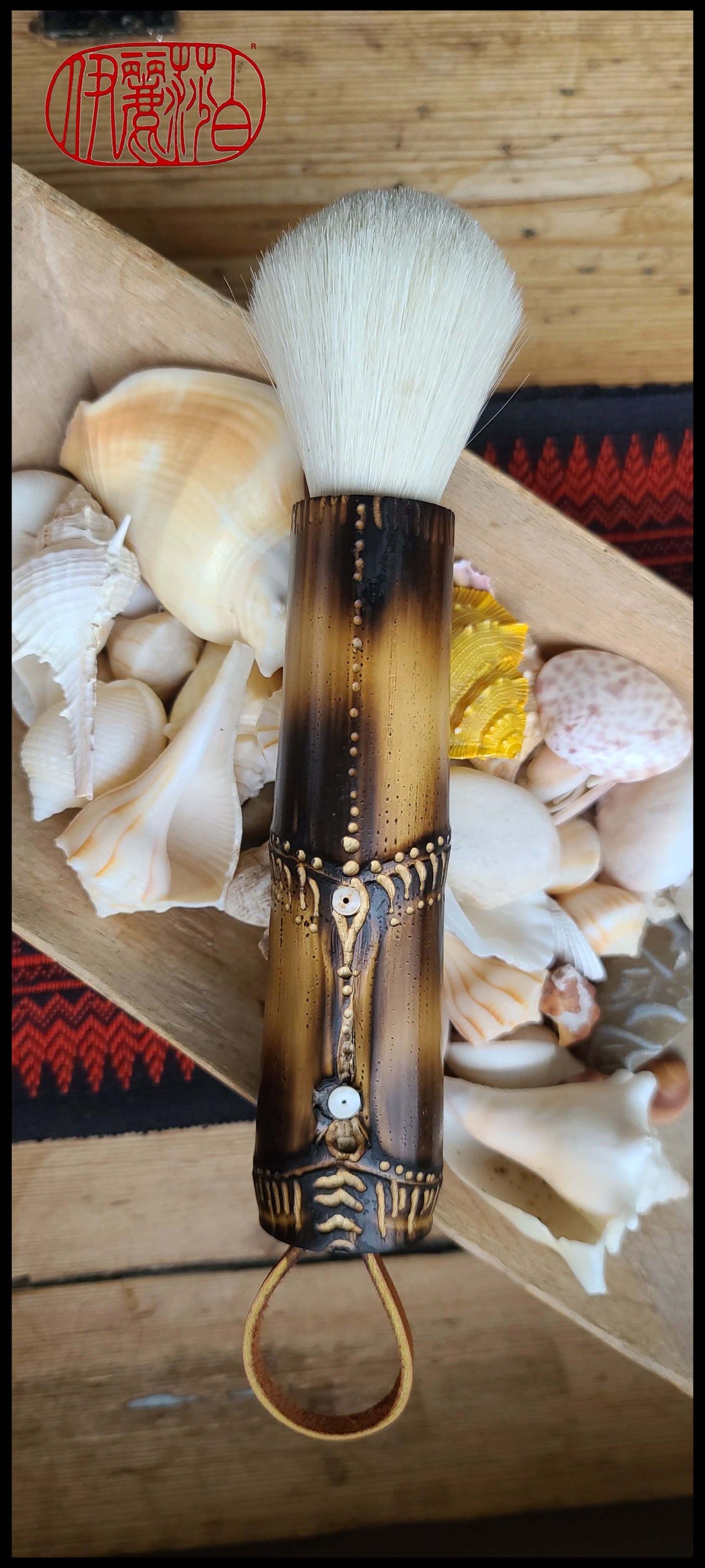 White Goat Hair Sumi-e Paint Brush Art Supplies Elizabeth Schowachert Art