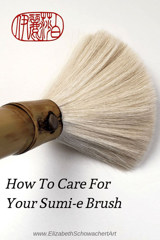 How to Care For Your Sumi-e Paint Brush