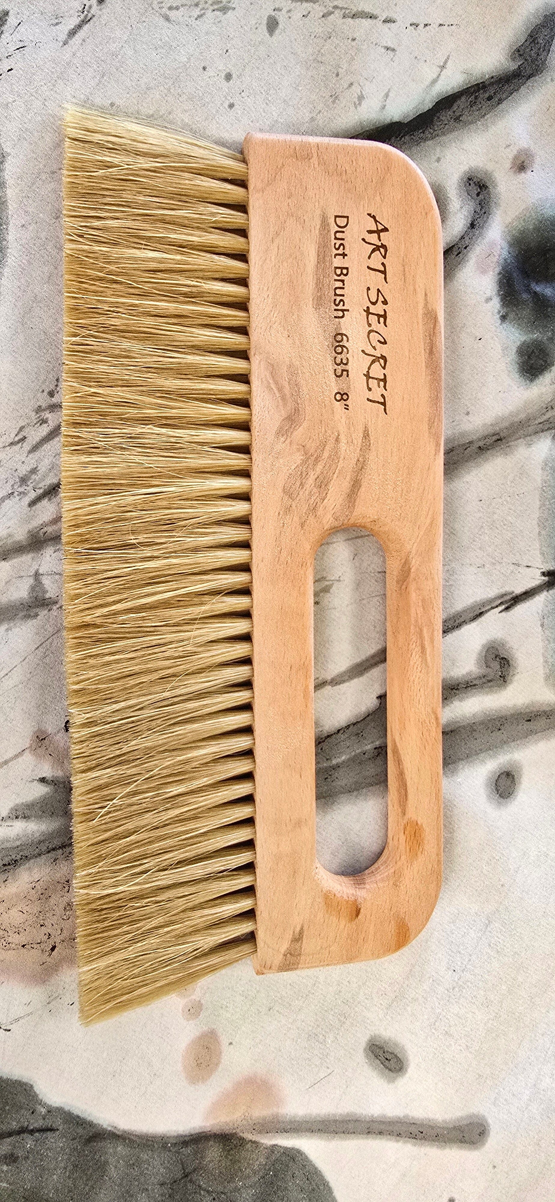 8" Flat Horsehair Brush Paintbrush n/a