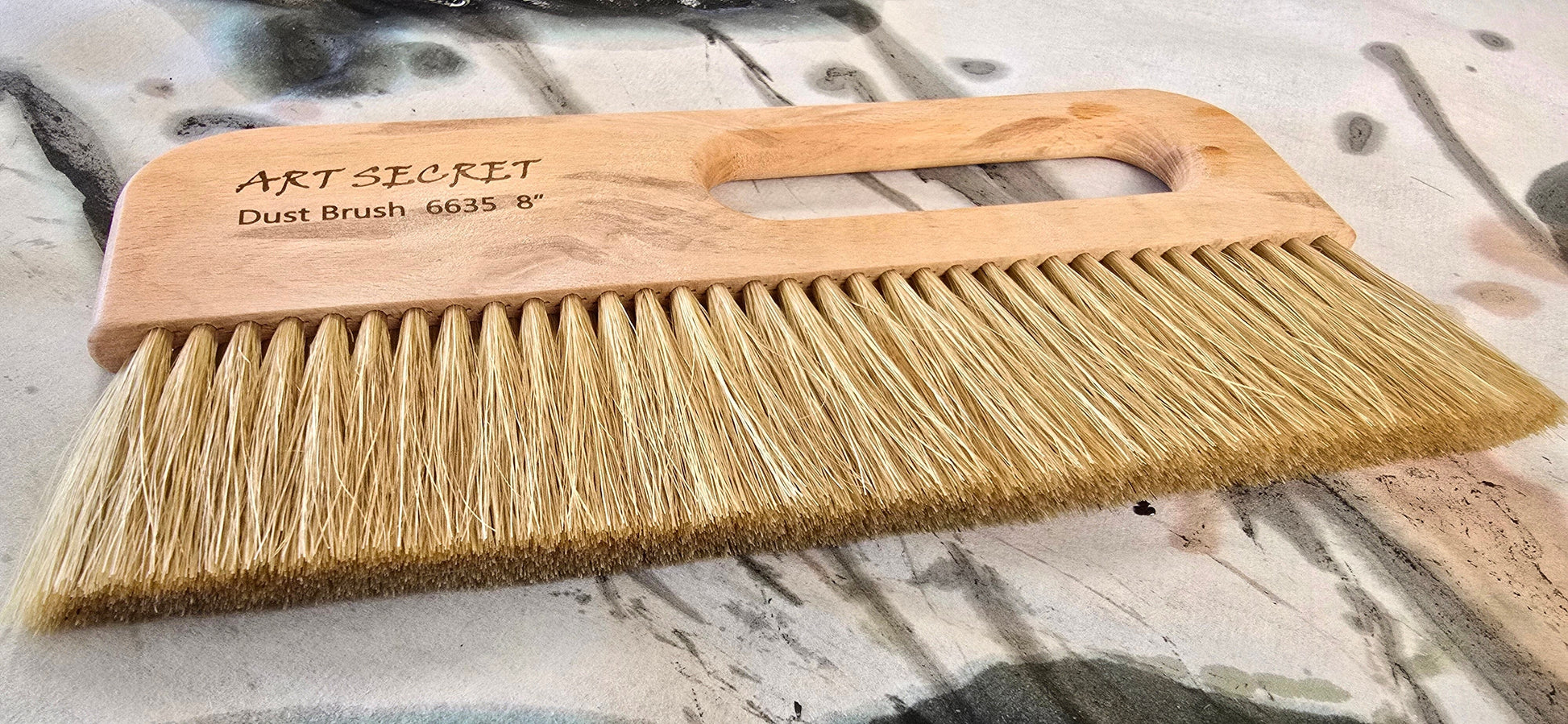 8" Flat Horsehair Brush Paintbrush n/a