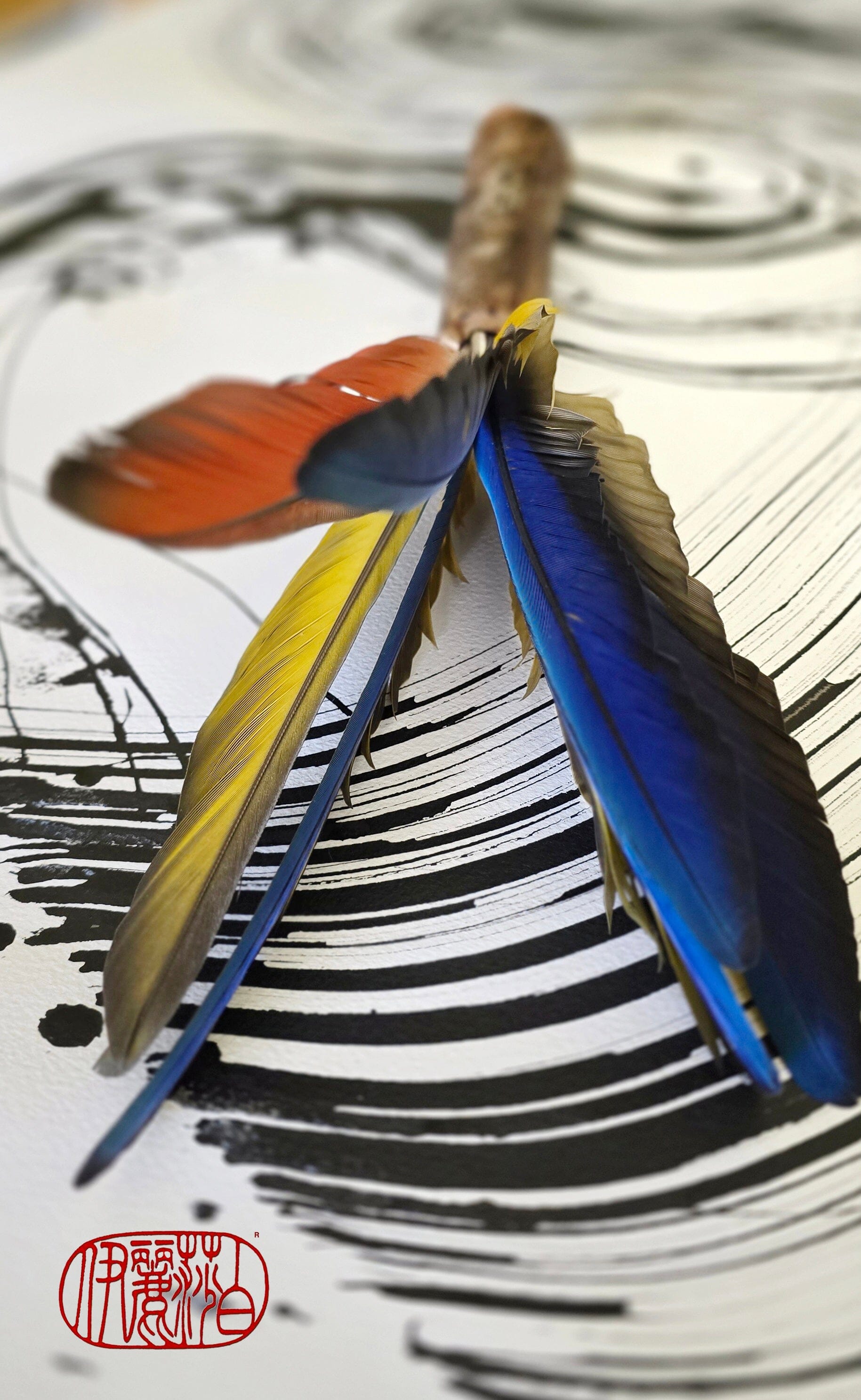 Artisan Feather Brushes – A Unique Creative Tool Elizabeth Schowachert Art