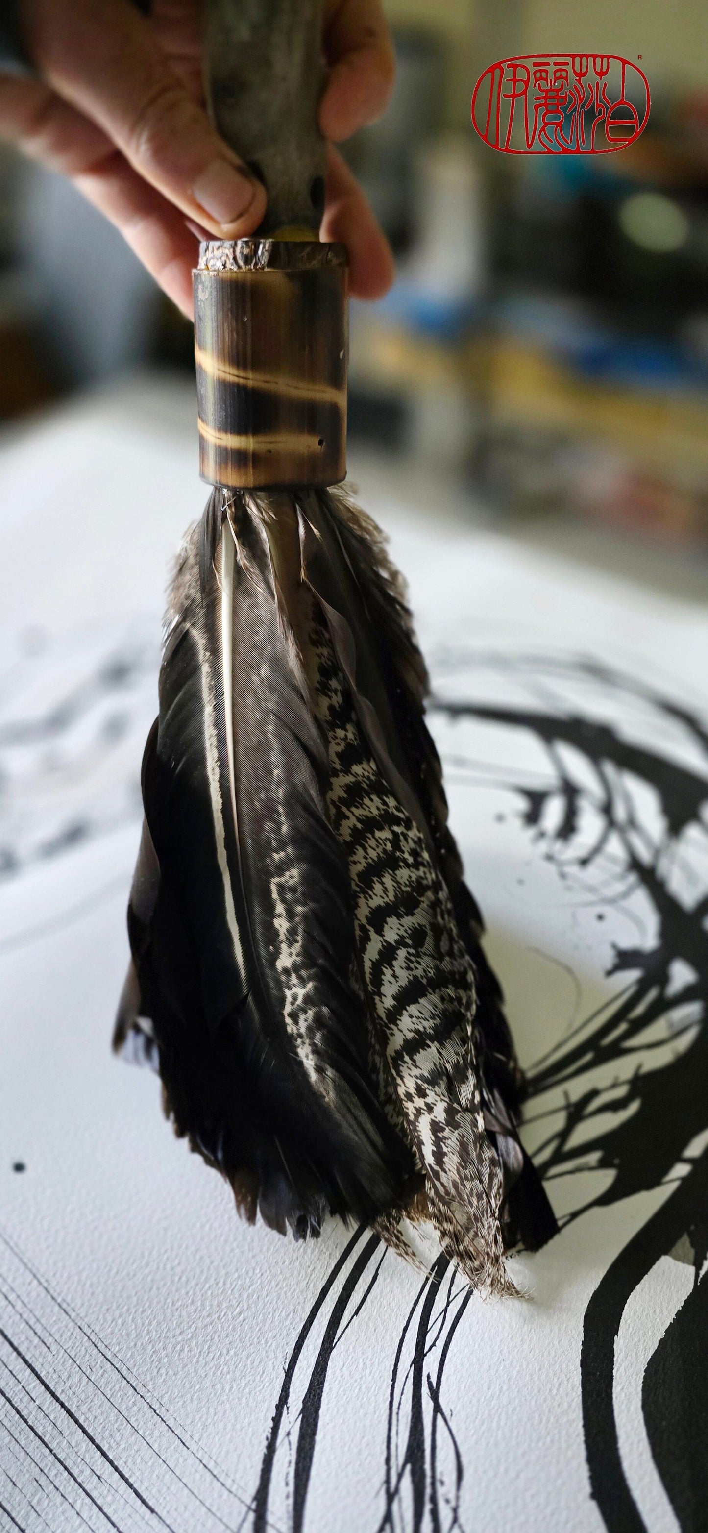 Artisan Feather Brushes – A Unique Creative Tool Elizabeth Schowachert Art