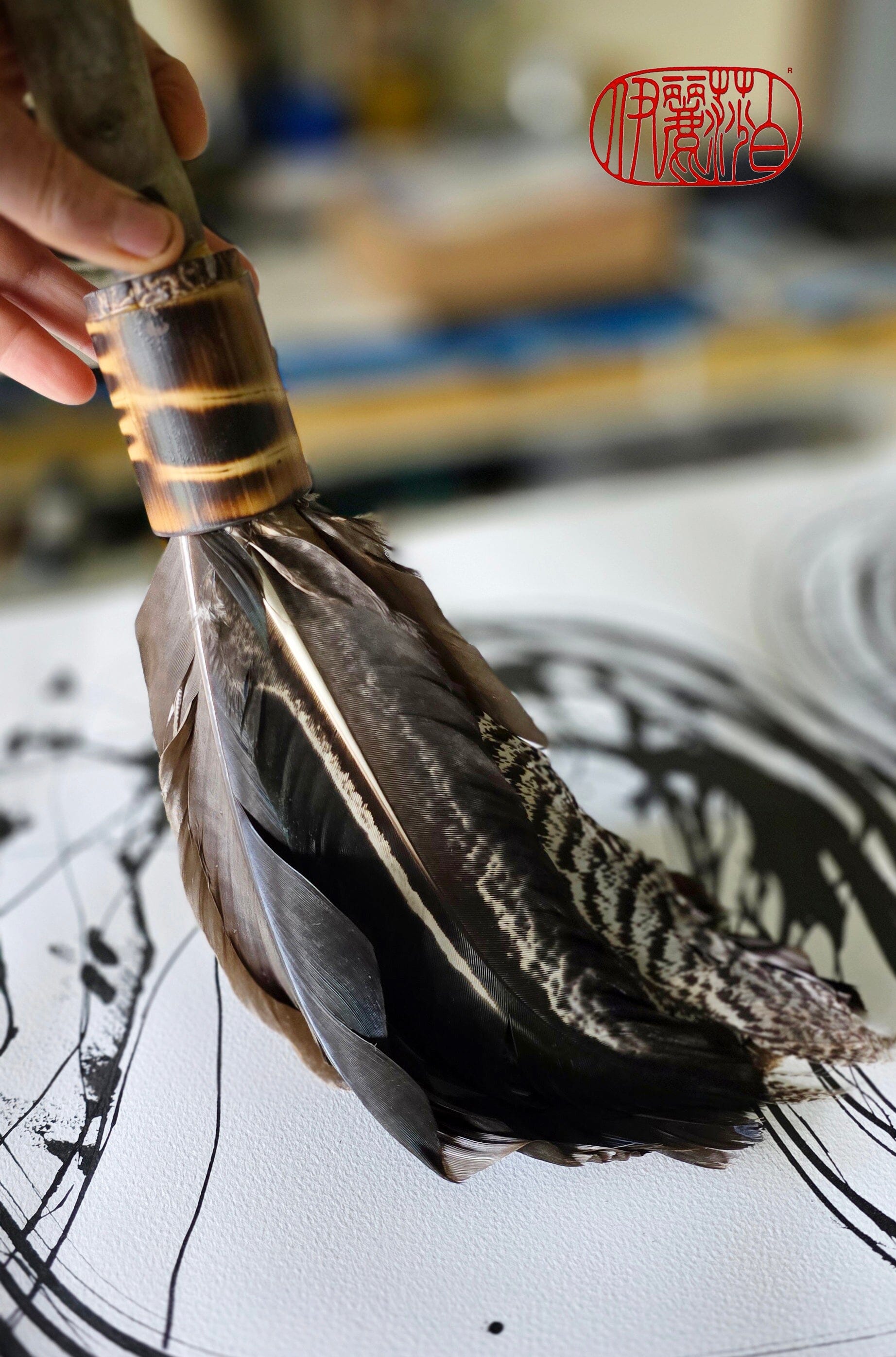 Artisan Feather Brushes – A Unique Creative Tool Elizabeth Schowachert Art